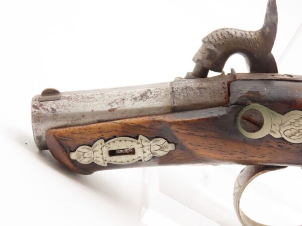 ENGRAVED & SILVER Mounted Antique DERINGER Percussion Pistol KILLED LINCOLN Henry Deringer’s Famous Pocket Pistol GERMAN SILVER - Image 19