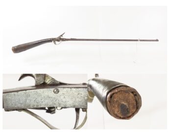 GERMANIC Antique J.H. COSTER “WIND GUN” 19th Century STOCK RESERVOIR 10.5mm Early Air Powered Smoothbore