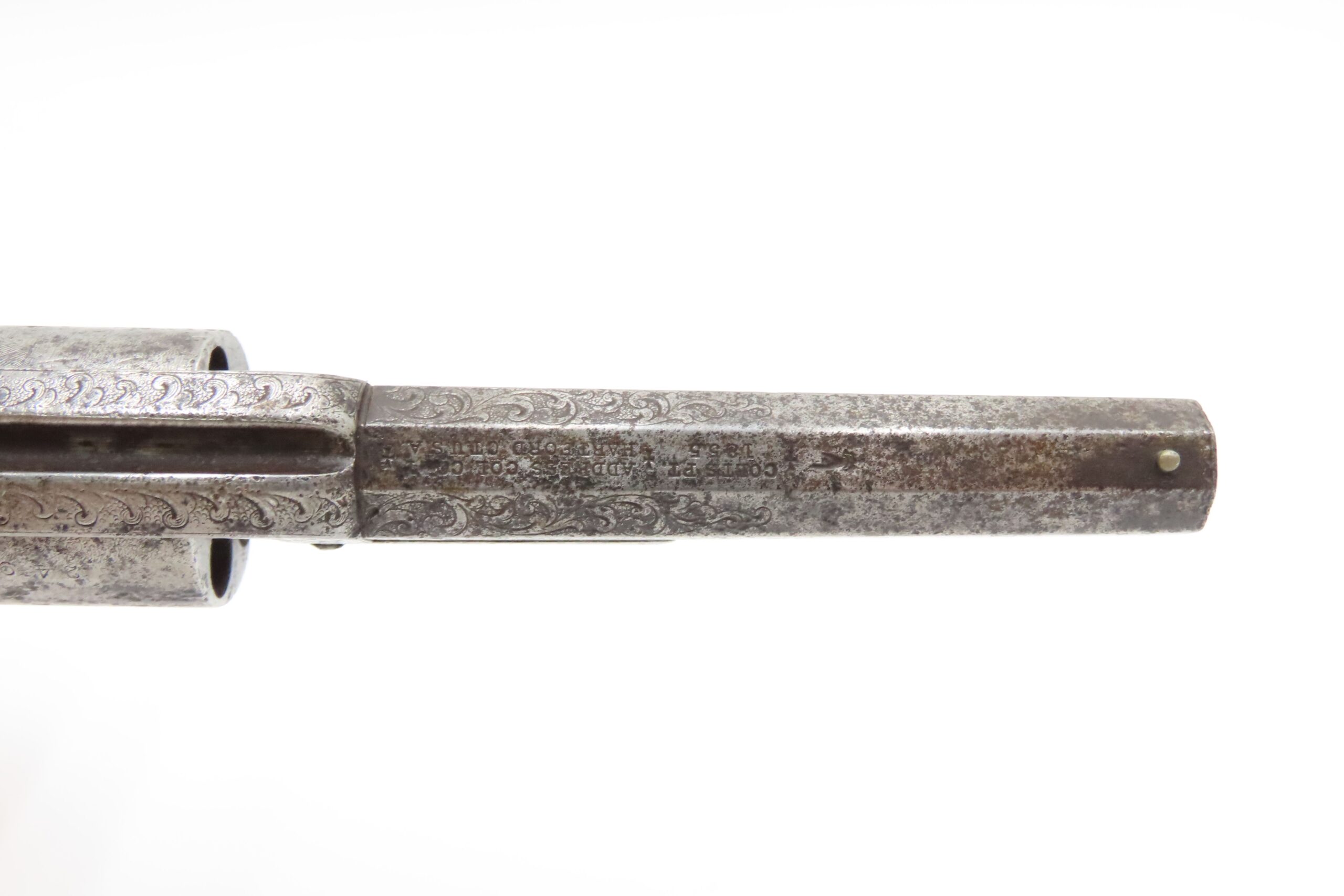 ENGRAVED Antique Pre-CIVIL WAR COLT M1855 ROOT Sidehammer POCKET