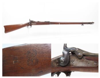 INDIAN WARS Antique U.S. SPRINGFIELD M1884 .45-70 TRAPDOOR with ROD BAYONET Single Shot U.S. MILITARY Rifle SWP/1891 Cartouche