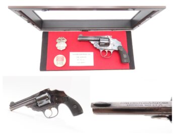 ADAMS EXPRESS Co. IVER JOHNSON “Safety Hammerless” C&R DA Revolver    COURIERS via STEAMBOAT & RAILROAD est. 1840
