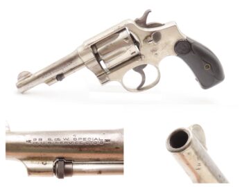 SMITH & WESSON .38 Hand Ejector M&P Model of 1902 1st Change Revolver C&R   MILITARY & POLICE 1st S&W “Swing Out” Cylinder