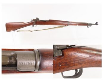 WORLD WAR II U.S. Remington M1903A3 Bolt Action C&R Rifle .30-06 WEB SLING  Made in 1942 w/ “R.A. / FLAMING BOMB / 12-42” Barrel