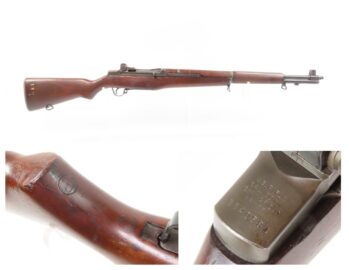 WORLD WAR II Era SPRINGFIELD U.S. M1 GARAND .30-06 Infantry Rifle C&R WWII Manufactured March 1945 w/”3/SA/ 3-45” Marked Barrel