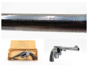 1912 mfg COLT Double Action POLICE POSITIVE SPECIAL .32-20 WCF C&R Revolver SELF DEFENSE Revolver COLT BOX NUMBERED TO THE GUN