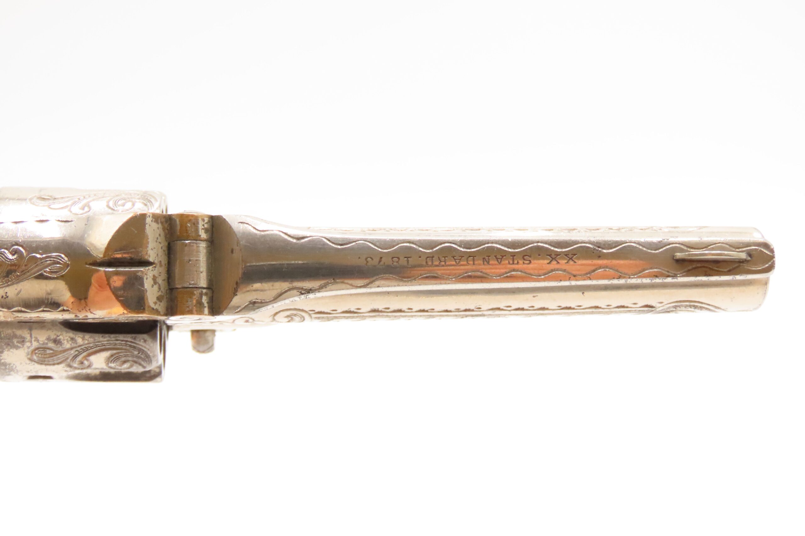 FACTORY ENGRAVED Antique MARLIN XX Standard M1873 Revolver ANTIQUE