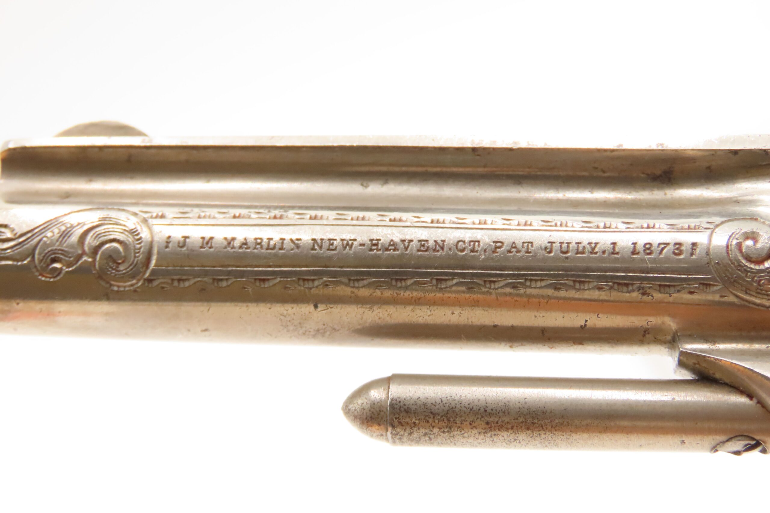 FACTORY ENGRAVED Antique MARLIN XX Standard M1873 Revolver ANTIQUE