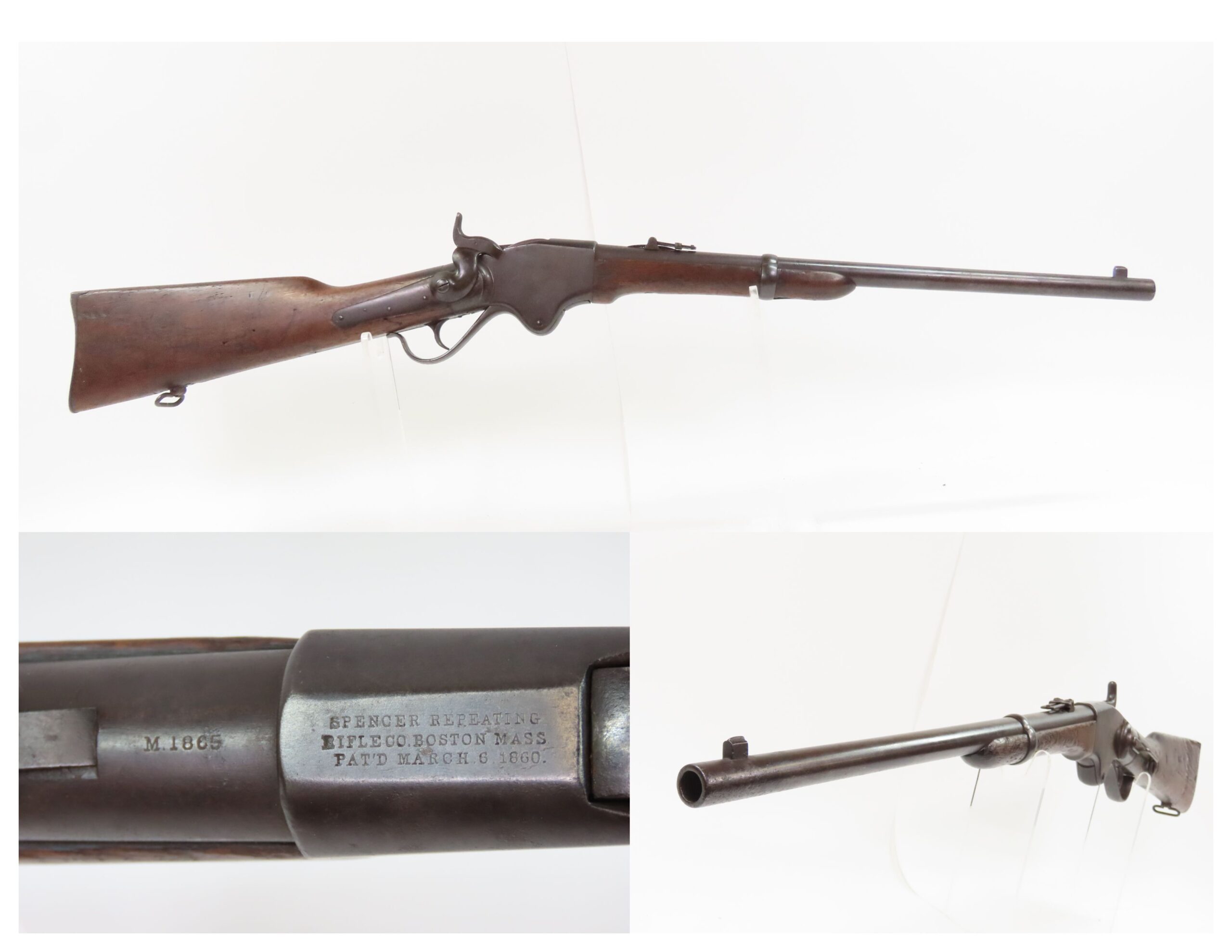 INDIAN WARS/FRONTIER Antique SPENCER M1865 Repeating SADDLE RING CARBINE 1 of about 24,000 Post-Civil War Carbines Produced