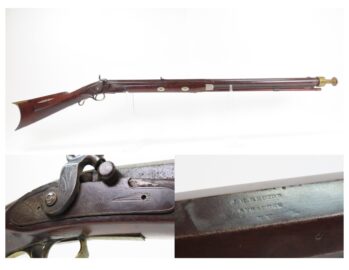 NEW YORK Antique J.H. RECTOR Half-Stock Percussion TARGET/SPORTING Rifle Made Circa the 1850s with BULLET STARTER Included