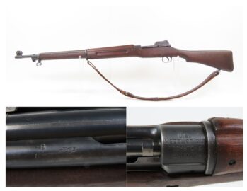 Canadian Marked WORLD WAR I Era U.S. EDDYSTONE M1917 .30-06 Bolt Action C&R 1918 FLAMING BOMB Marked WWI Rifle w/LEATHER SLING