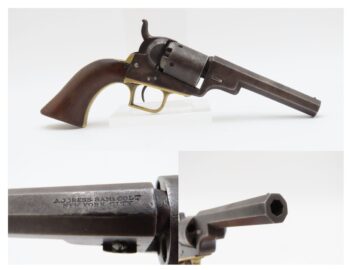 GOLD RUSH Era Antique COLT M1848 “BABY DRAGOON” Percussion POCKET Revolver  EARLY PRODUCTION Known as the “GAMBLER’S FIFTH ACE”