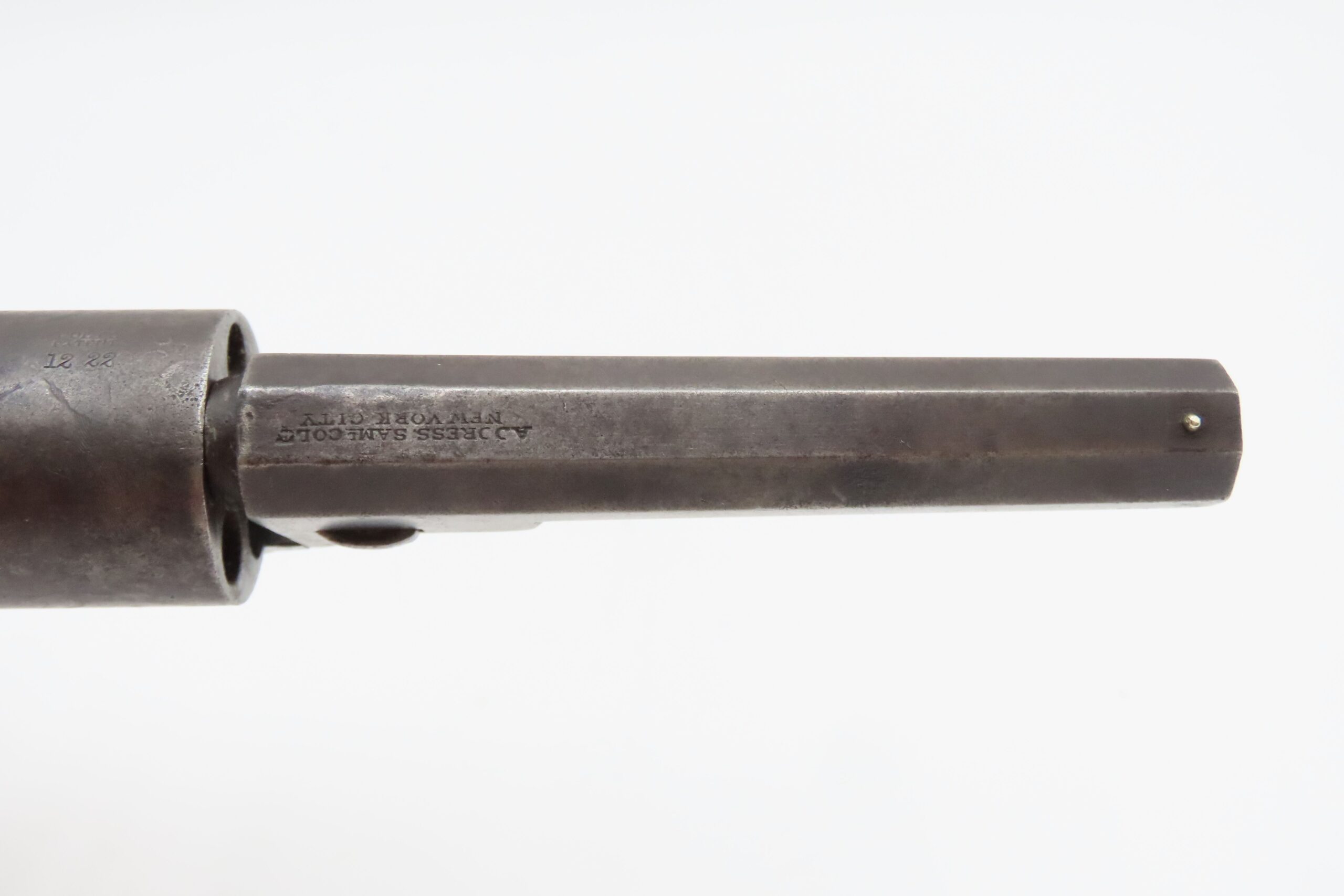 GOLD RUSH Era Antique COLT M1848 “BABY DRAGOON” Percussion POCKET Revolver EARLY PRODUCTION Known as the “GAMBLER’S FIFTH ACE” - Image 9