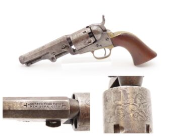 ANTEBELLUM Pre-CIVIL WAR Antique COLT M1849 POCKET .31 PERCUSSION Revolver WILD WEST/FRONTIER SIX-SHOOTER Made In 1856