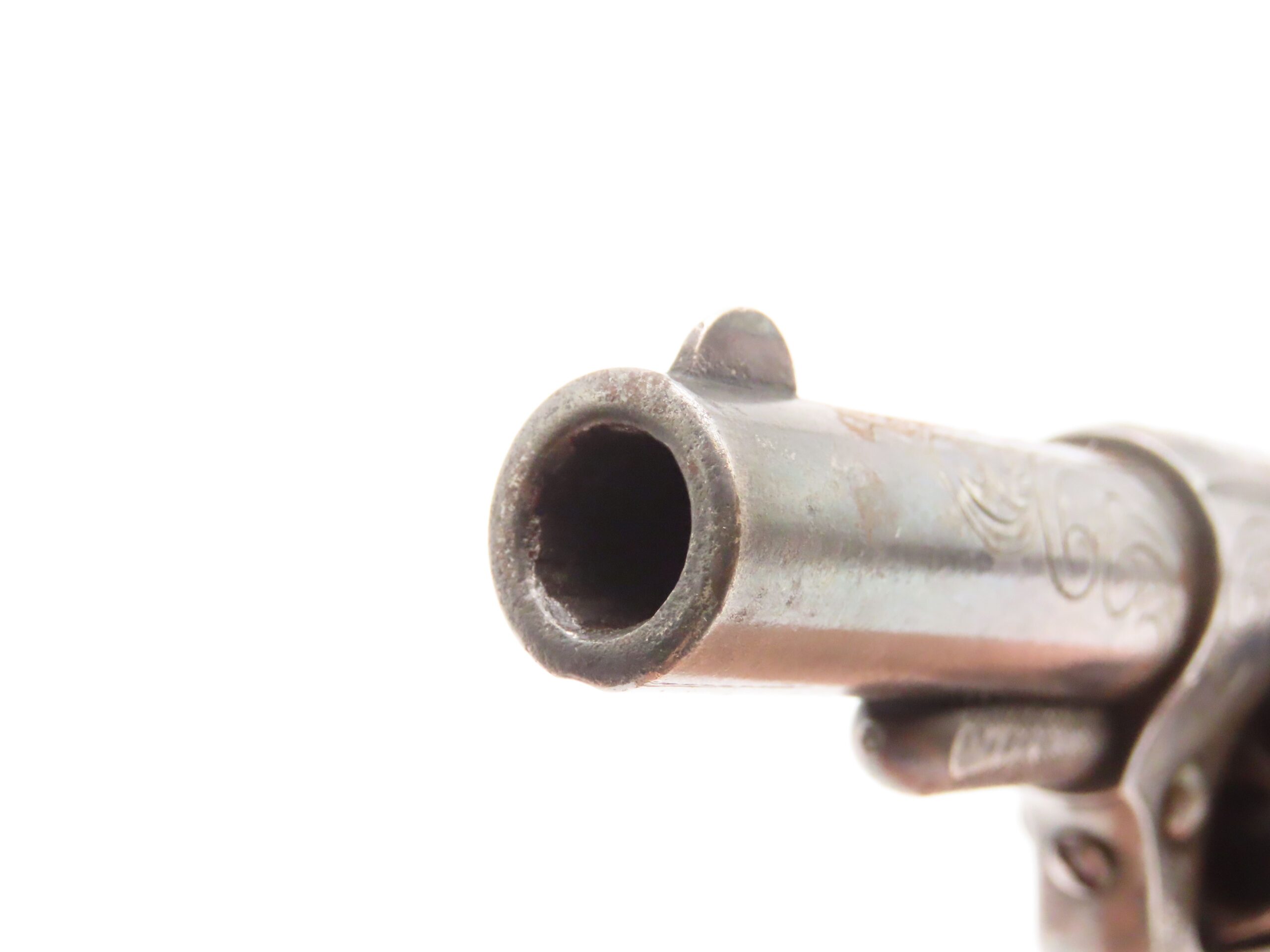 ENGRAVED, SILVER PLATED Antique COLT NEW LINE .32 RF Revolver PEARL GRIP 1874 Mfr. “GILDED AGE” Sidearm - Image 11