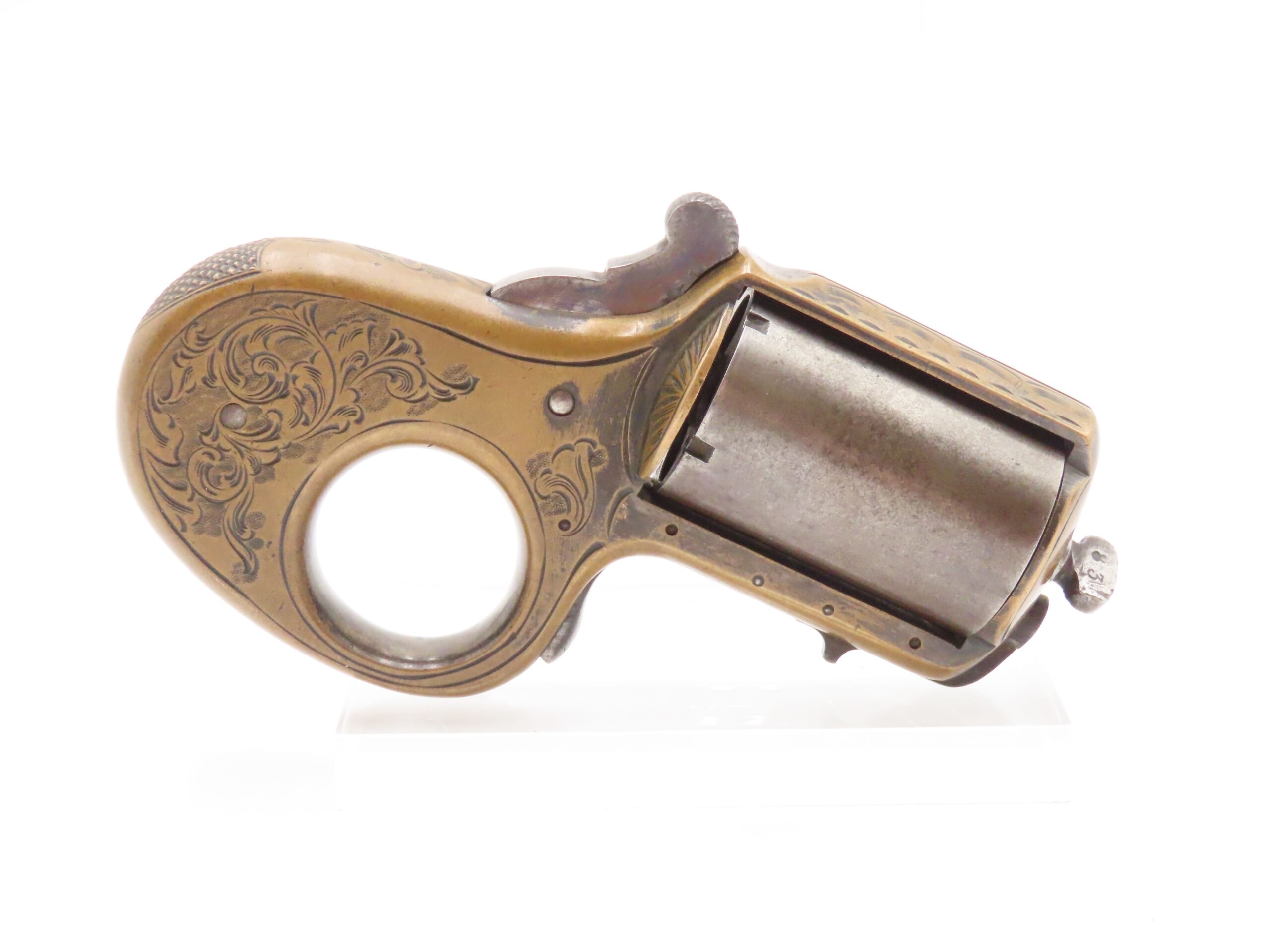 c1876 Antique JAMES REID My Friend KNUCKLE DUSTER .32 RF Revolver