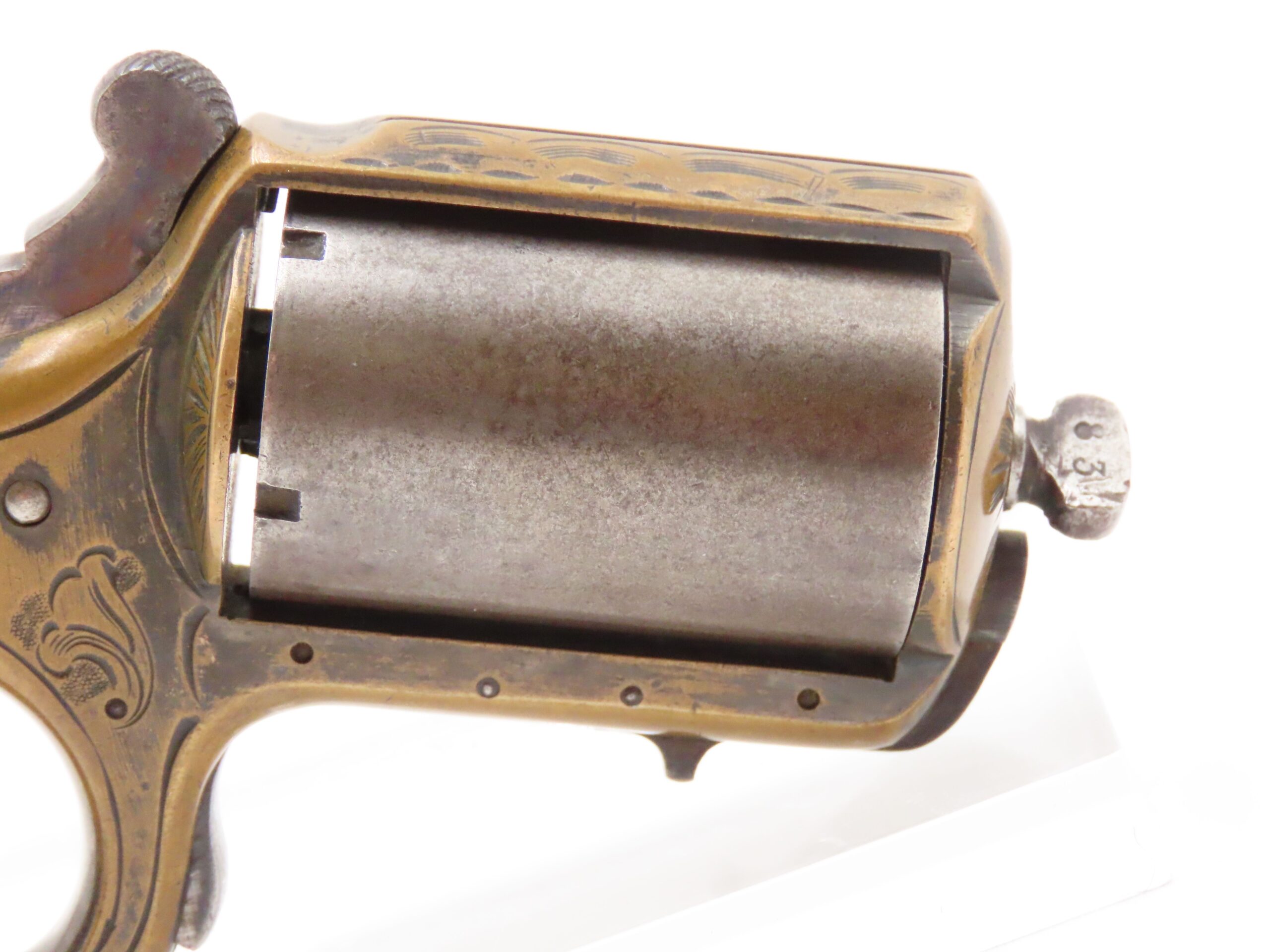 c1876 Antique JAMES REID My Friend KNUCKLE DUSTER .32 RF Revolver