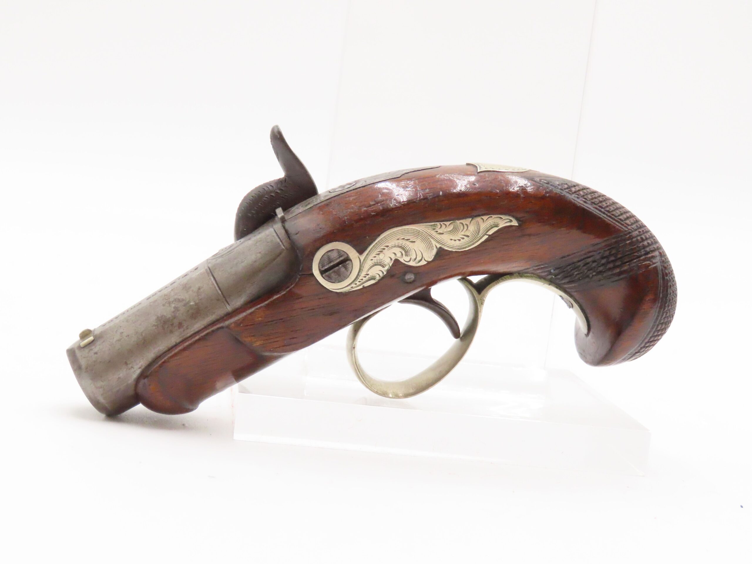 1850s PHILADELPHIA, PA Antique J.E. EVANS “PEANUT” DERINGER Pistol .44 cal. Period Copy of Henry Deringer’s Famous Pistol - Image 14