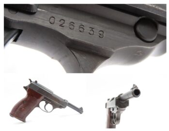 “ZERO-SERIES” Frame SCARCE Late World War II WALTHER “ac-45” P.38 C&R RARE With “EAGLE/359” & “EAGLE/SWASTIKA” Firing Proof