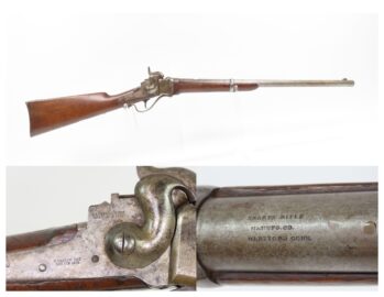 CIVIL WAR FRONTIER Antique U.S. SHARPS NEW MODEL 1863 CAVALRY CARBINE .52 WILD WEST Iconic Percussion SADDLE RING CARBINE