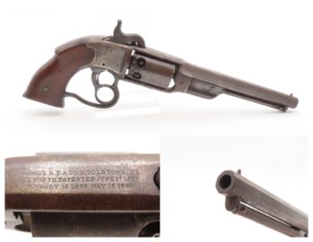 CIVIL WAR Antique SAVAGE .36 “NAVY” Percussion Two Trigger “UGLY DUCKLING” Unique Early 1860s .36 Caliber Two-Trigger Revolver