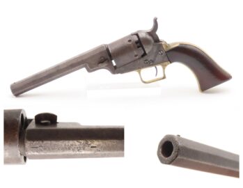 GOLD RUSH Era Antique COLT M1848 “BABY DRAGOON” Percussion POCKET Revolver  Known as the “GAMBLER’S FIFTH ACE”