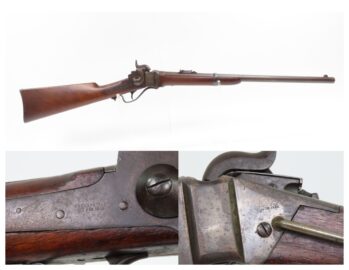 CIVIL WAR/FRONTIER Antique SHARPS NEW MODEL 1863 .52 Percussion SR CARBINE  WILD WEST Iconic Percussion SADDLE RING CARBINE