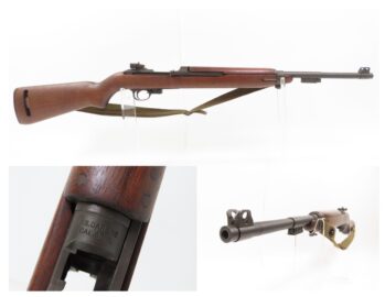 WORLD WAR II Era U.S. INLAND M1 Carbine SEMI-AUTOMATIC Light Rifle WWII C&R GENERAL MOTORS mfg. w/CANVAS WEB SLING and OILER