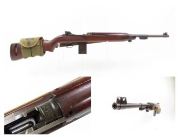 WORLD WAR II Era U.S. SAGINAW M1 Carbine SEMI-AUTO Light Rifle WW2 w/SLING SAGINAW STEERING GEAR DIVISION of GENERAL MOTORS
