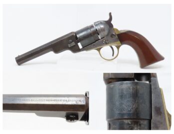 NICE Antique CIVIL WAR COLT M1862 Pocket NAVY .38 RF CONVERSION Revolver    LOW THREE DIGIT SERIAL NUMBER (#310) Pocket Model