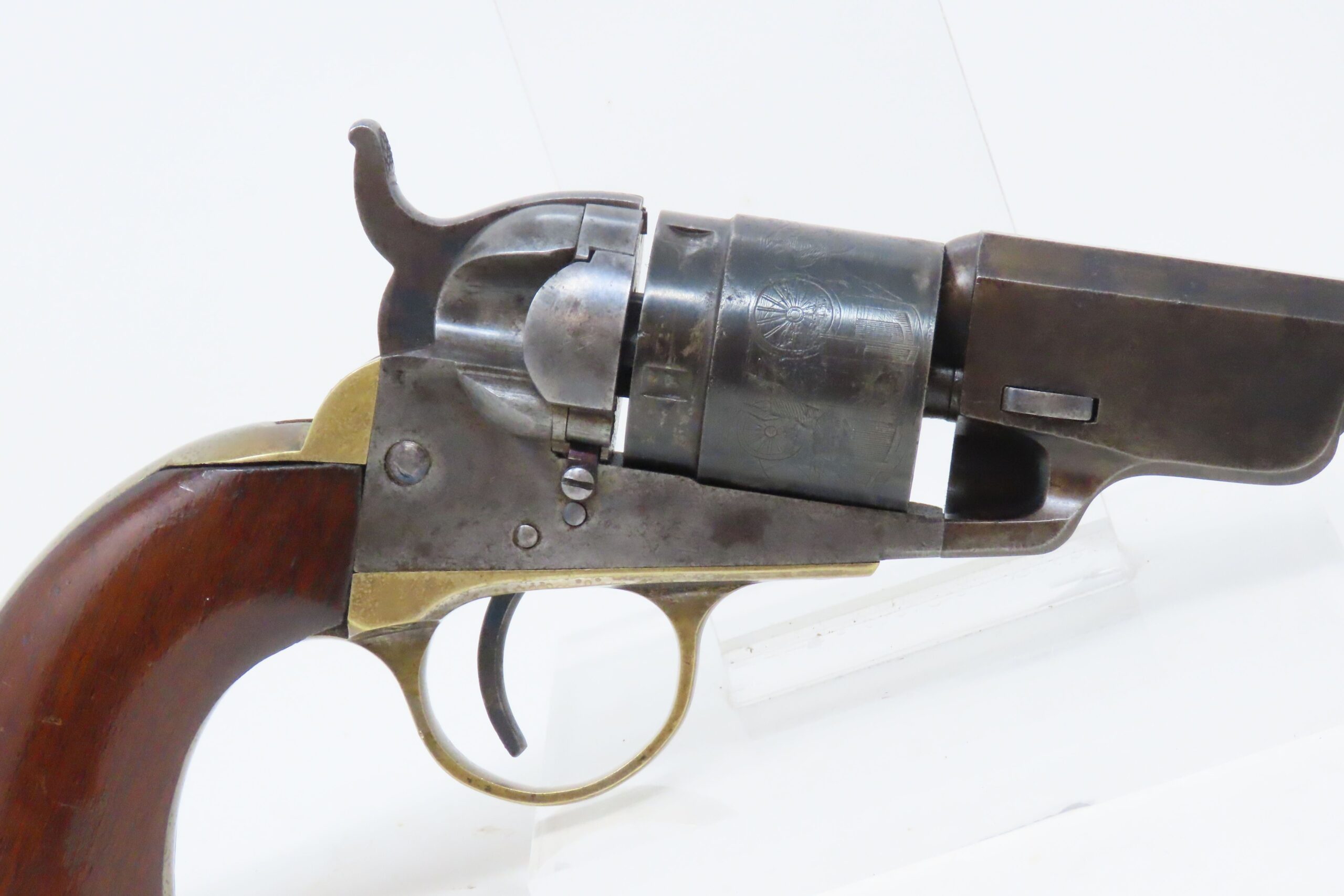 NICE Antique CIVIL WAR COLT M1862 Pocket NAVY .38 RF CONVERSION