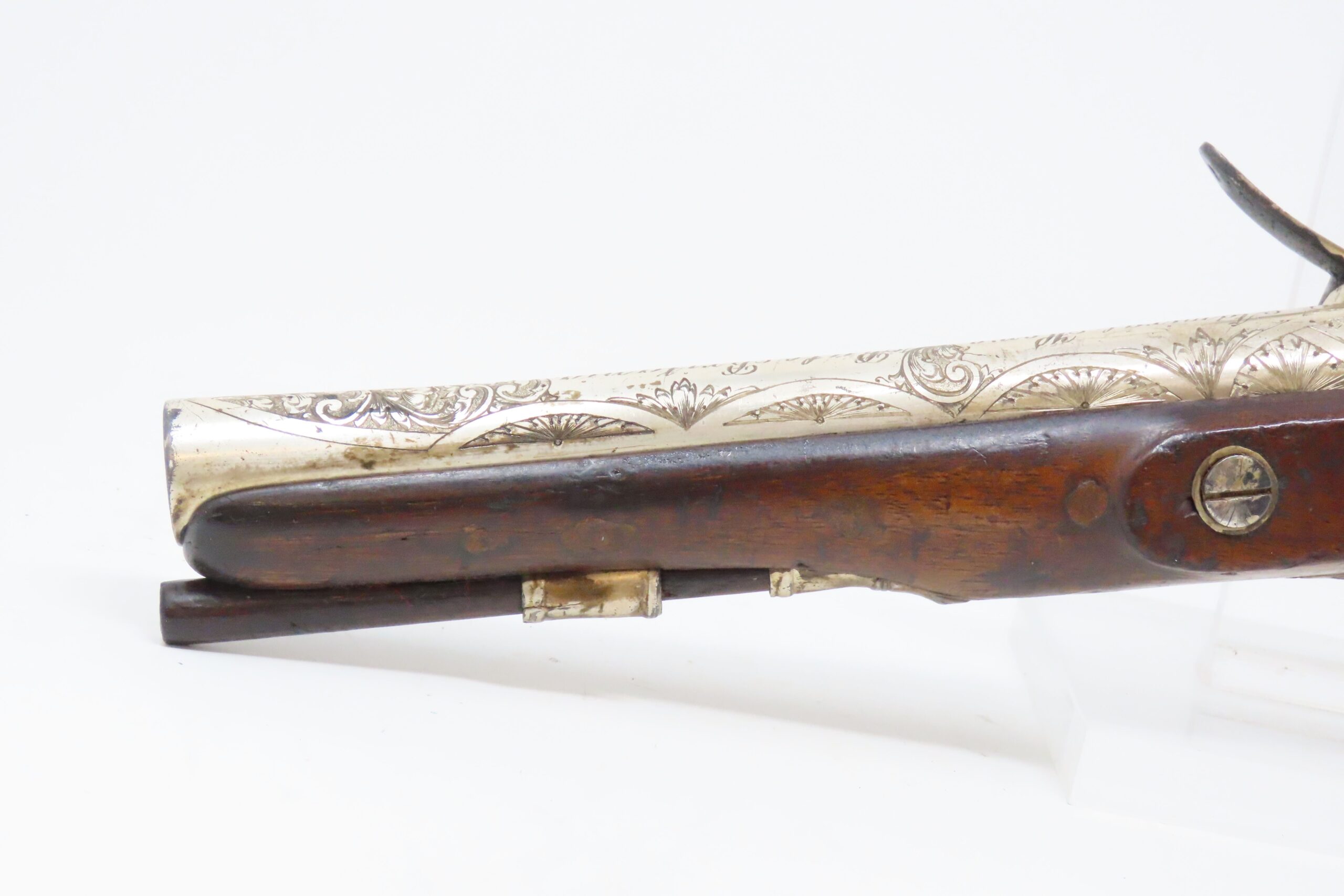 RULE BRITANNIA! ADMIRAL HOWE British FLINTLOCK Pistol by ELLIS .62