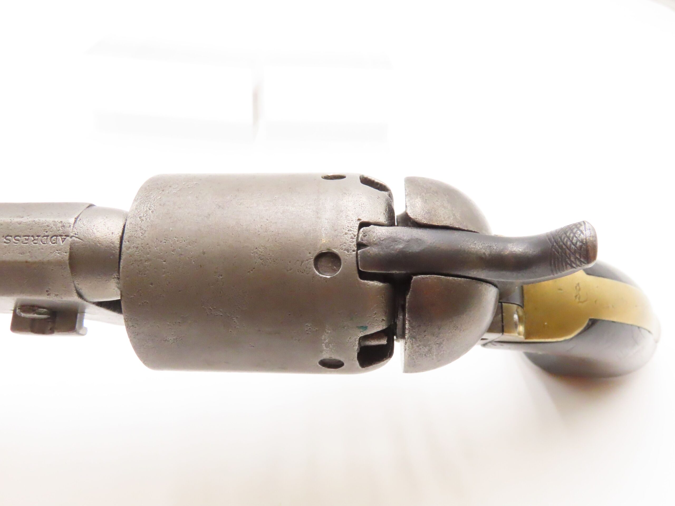 RARE Antique US COLT Second Contract FLUCK DRAGOON .44 Percussion Revolver One of the Few Replacements for Colt Walkers! - Image 8