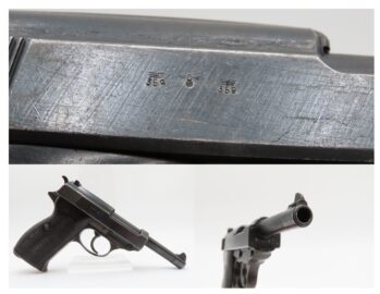 SCARCE Late World War II WALTHER "ac-45" Code P.38 “ZERO-SERIES” Pistol C&R Double EAGLE/359” & “EAGLE/SWASTIKA” Firing Proof