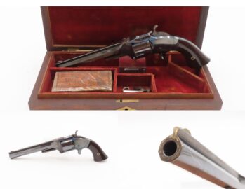 EXCEPTIONAL & CASED Antique SMITH & WESSON No. 2 “Old Army” DEAD MAN’S HAND Made After the CIVIL WAR Era circa the late 1860s