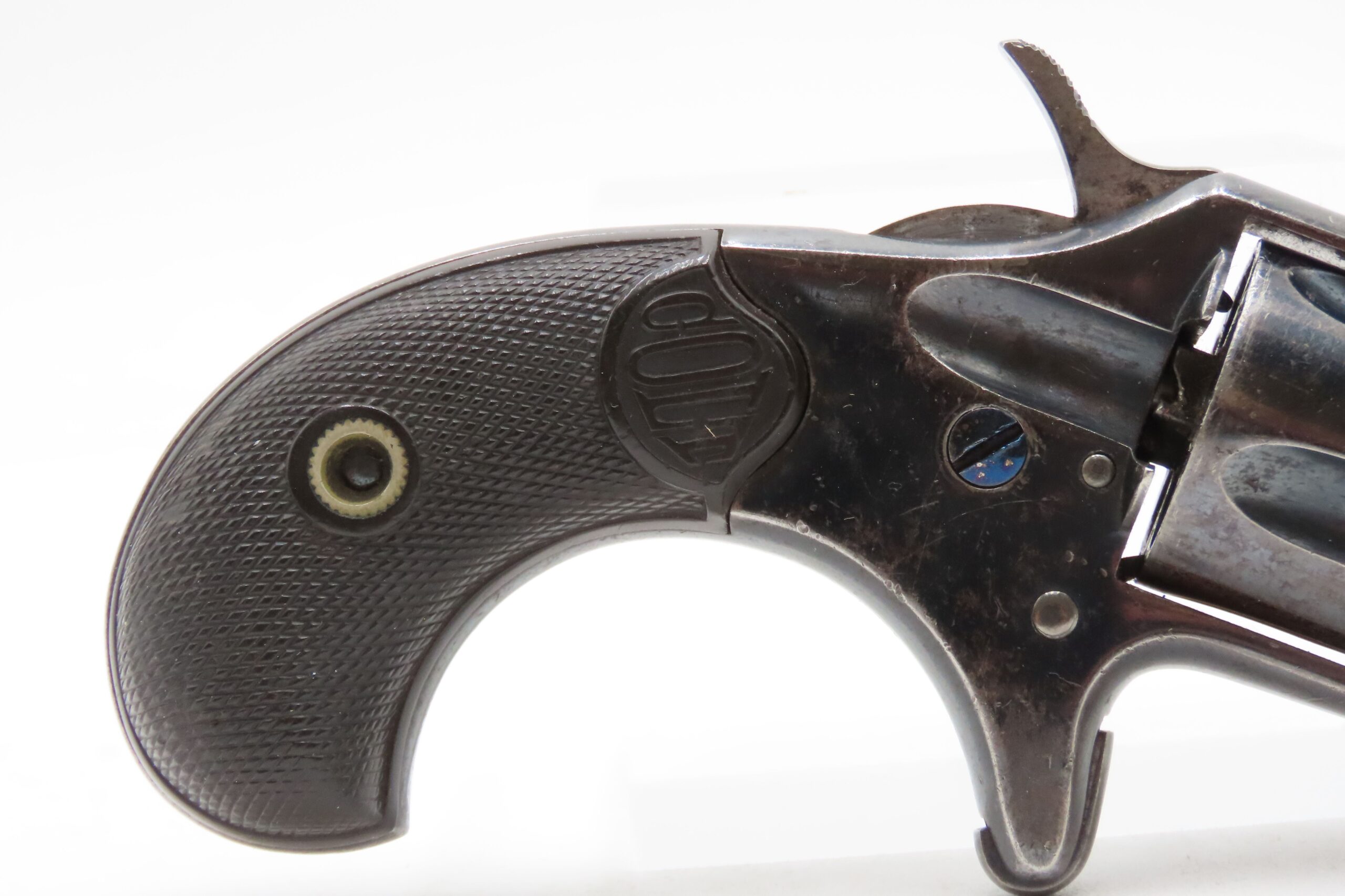 1883 mfr. BRITISH PROOFED Antique COLT NEW LINE .32 Self Defense Revolver SHARP Potent .32 CF Conceal & Carry Hideout Gun - Image 5