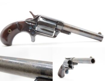 RARE Antique COLT NEW LINE .38 ETCHED PANEL Pocket Revolver w/4-INCH BARREL DOCUMENTED 4-INCH Barrel BRITISH PROOFED Handgun