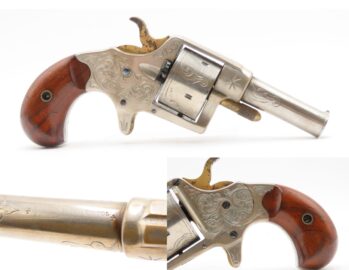 ENGRAVED Rare Antique COLT “HOUSE” Model .41 RF Revolver “JUBILEE" JIM FISK 1 of 2,200 Spur Triggers Made Between 1871-1876