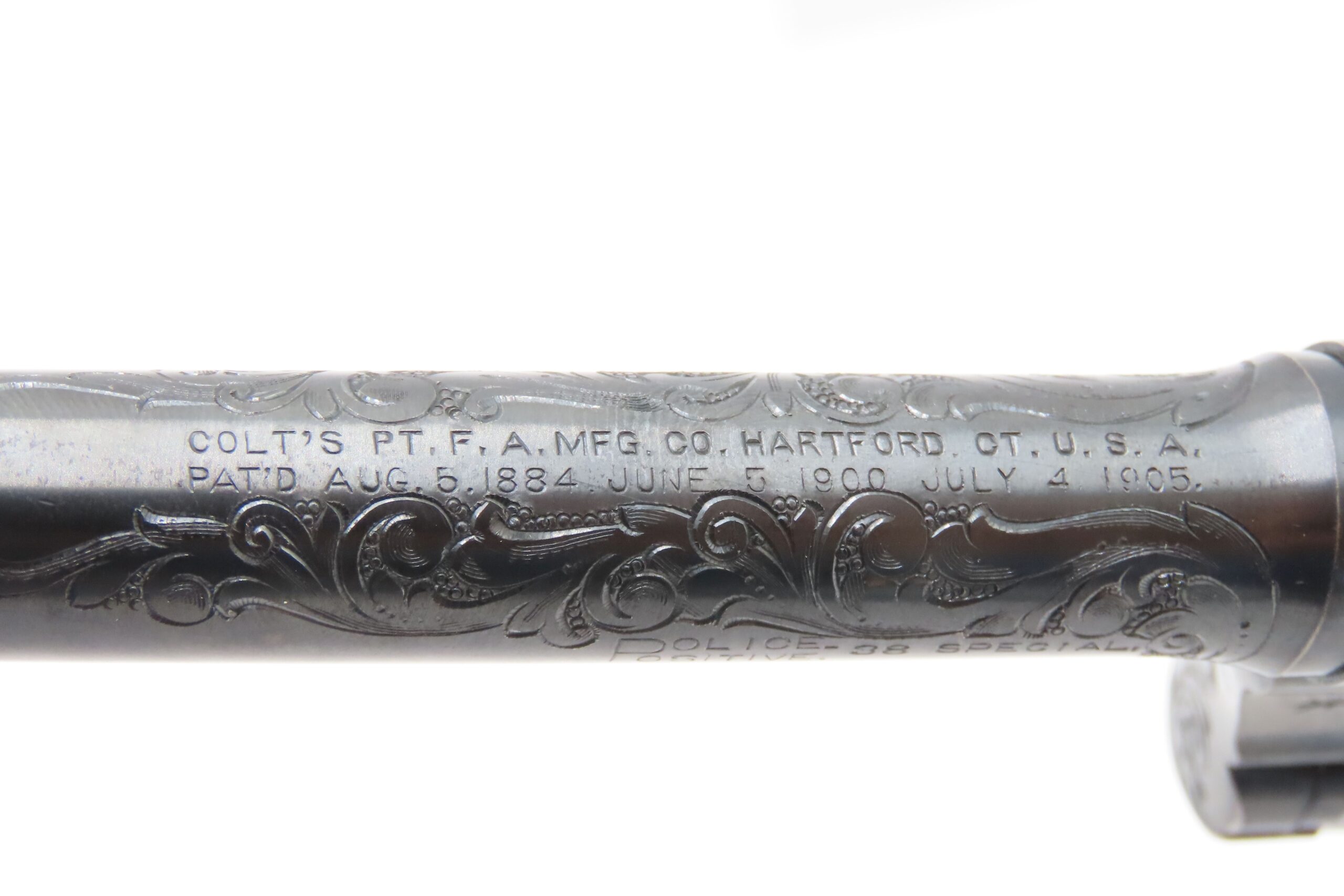 Factory Engraved COLT POLICE POSITIVE .38 Special SELF DEFENSE Revolver C&R Colt’s Long Standing DOUBLE ACTION Revolver Design - Image 13