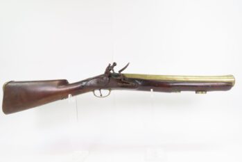 WAR of 1812 Era Antique BRASS BARRELED London Proofed FLINTLOCK BLUNDERBUSS 200+ Year Old WAR of 1812 Close Range Weapon!