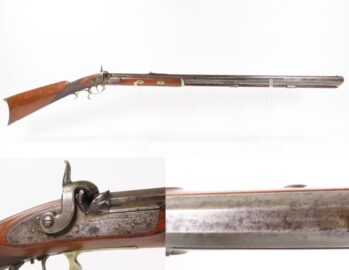 FRONTIER Era J. BACH Retailed Antique SLOTTER & CO. Percussion PLAINS Rifle SAN FRANCISCO Retailer Marked CIVIL WAR ERA Longarm