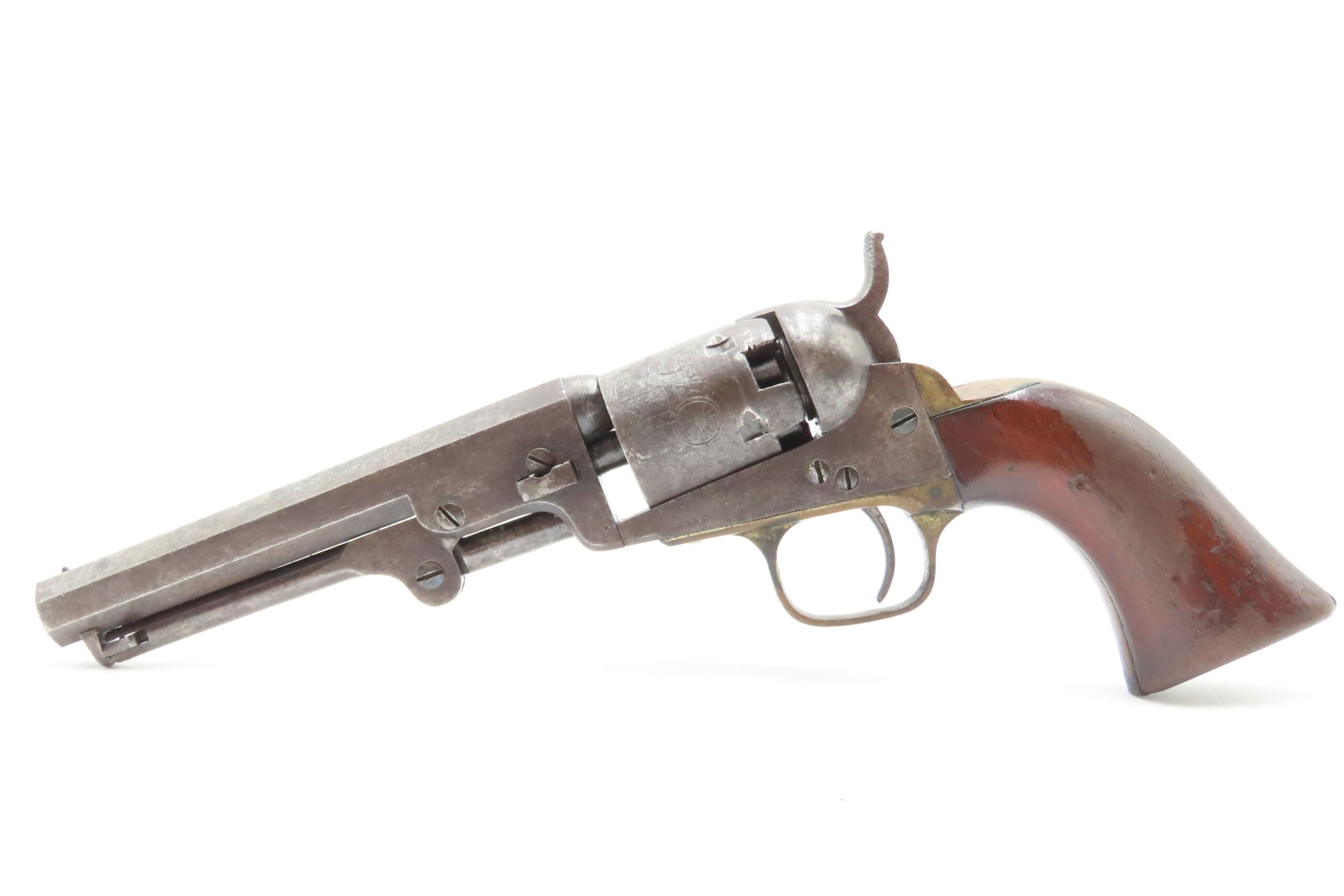 Handy CASED Pre-CIVIL WAR Antique COLT M1849 .31 Percussion POCKET Revolver 1860 Mfg. WILD WEST Six-Shooter w/ACCESSORIES - Image 16