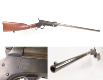 RARE 1 of 500 CIVIL WAR Antique SHARPS & HANKINS Model 1862 ARMY Carbine .50 Rimfire, 19” Barrel, Saddle Ring