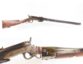 RARE Antique AMERICAN Civil War SHARPS & HANKINS M1862 NAVY Carbine w/COVER One of 6,686 Navy Purchased with Replacement Cover