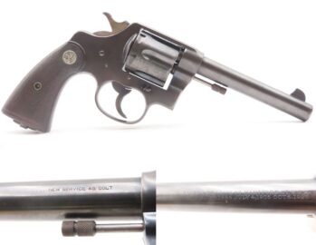 1918 mfr. COLT “NEW SERVICE” .45 LC Double Action SIX-SHOT Revolver C&R WORLD WAR I Era Large Frame .45 LONG COLT Revolver