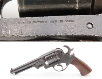 STEMBRIDGE GUN RENTALS Antique STARR ARMS 1858 ARMY Revolver 2-Digit Serial With DEATH VALLEY DAYS PROVENANCE
