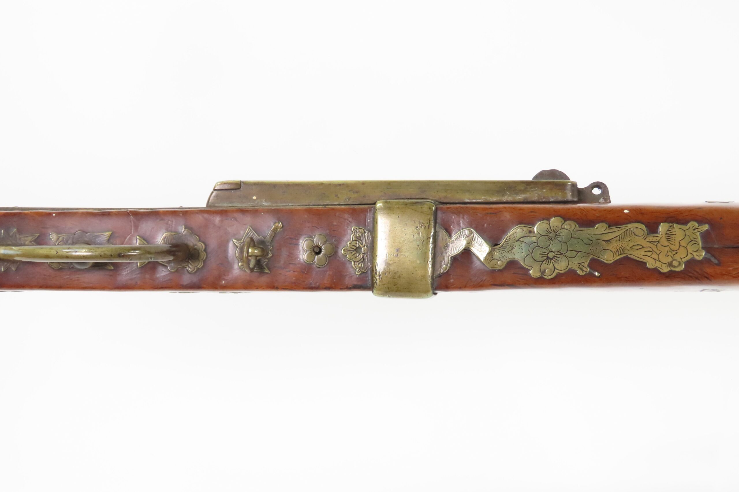 ENGRAVED & INLAID Antique JAPANESE MATCHLOCK “Tanegashima” ARQUEBUS Musket Fascinating Ancient Weaponry from JAPAN - Image 12