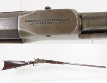 CIVIL WAR Antique ETHAN ALLEN & CO. Drop Breech .38 RF Single Shot RIFLE Falling Block Single Shot Rifle in .38 Caliber with Sling