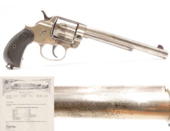LETTERED & J.P. LOWER Marked Antique COLT M1878 FRONTIER .45 DA Revolver    Shipped to HARTLEY & GRAHAM of NEW YORK, NY