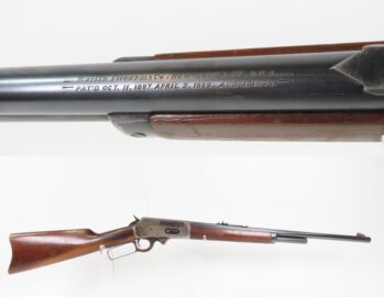 c1920 mfr. MARLIN M93 Lever Action .30-30 Carbine C&R 2/3 Mag, Case Colors Marlin’s First Smokeless Powder Rifle Pre-Bullseye