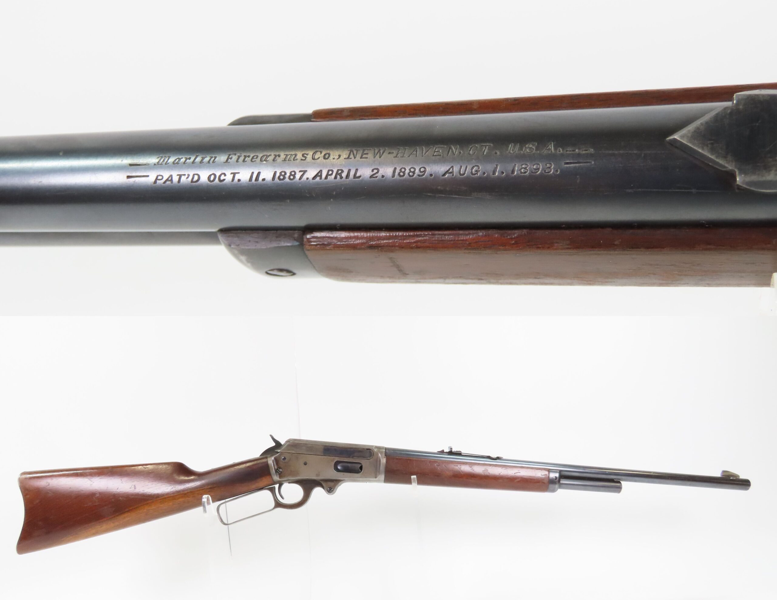 c1920 mfr. MARLIN M93 Lever Action .30-30 Carbine C&R 2/3 Mag